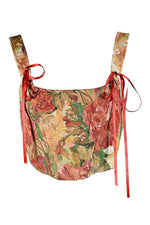 Poppy Embroidered Corset Top cottagecoreclothes