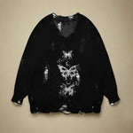 Fallen Butterfly Sweater cottagecoreclothes