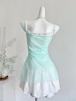 Seafoam Ruffle Angel Dress