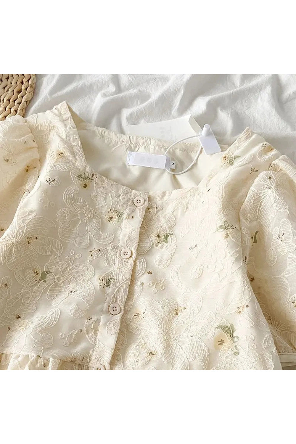 Buttercream Dream Tiered Blouse cottagecoreclothes