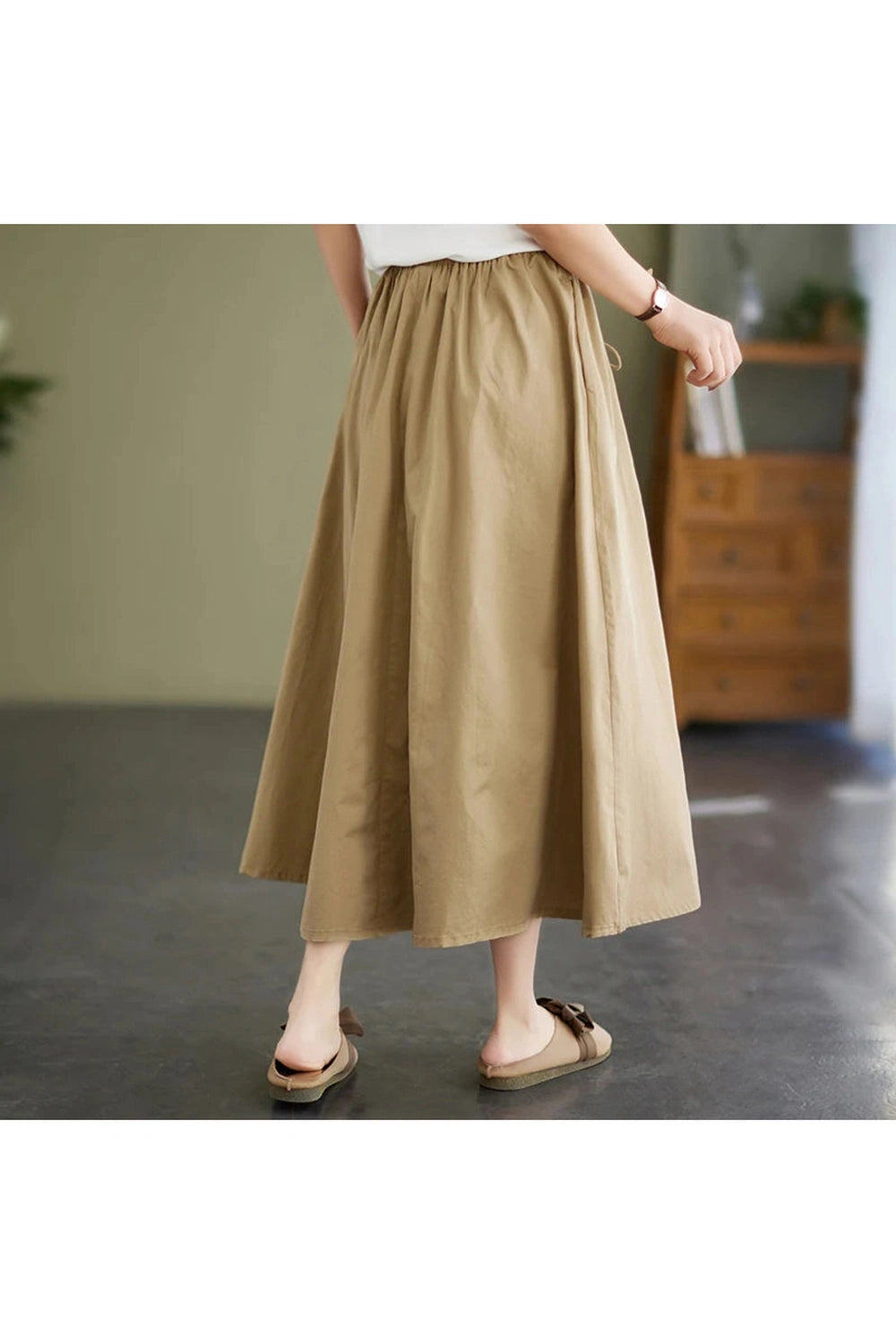 Pure Cotton Safari Skirt cottagecoreclothes