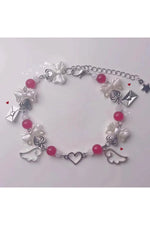 Fairycore Heart Charm Bracelet cottagecoreclothes