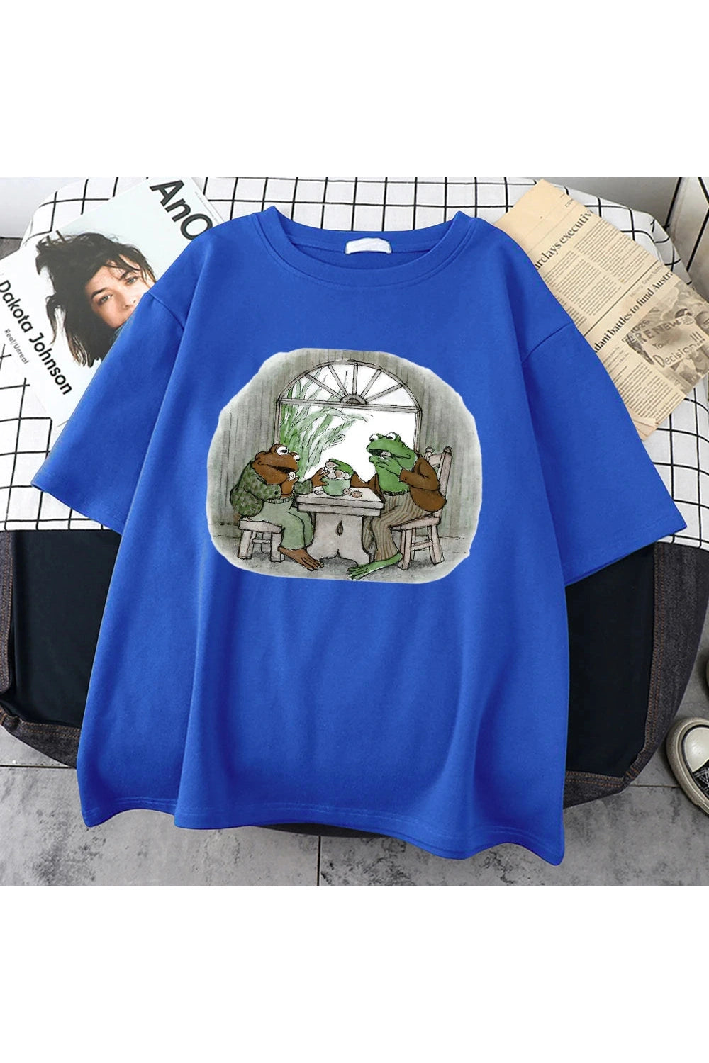 Frog Friends Tea Party T-shirt cottagecoreclothes