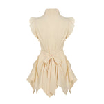 Vintage Button Up Peplum Blouse