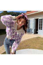 Korean Plaid Cropped Fall Cardigan cottagecoreclothes