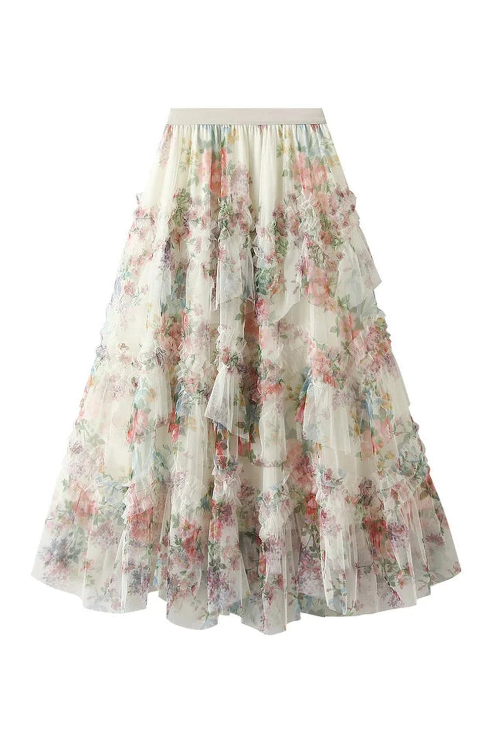 Floral Long Skirts cottagecoreclothes