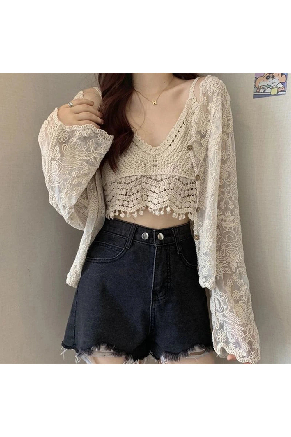 Sun-Proof Casual Fall Cardigan cottagecoreclothes