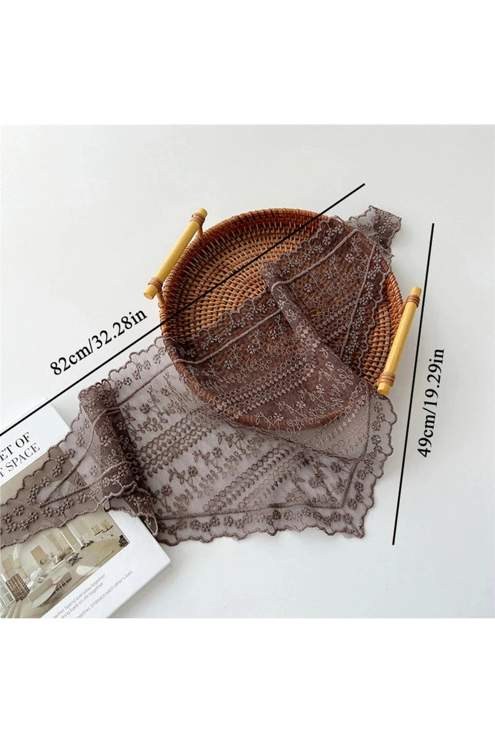 Vintage Black Lace Headscarf cottagecoreclothes