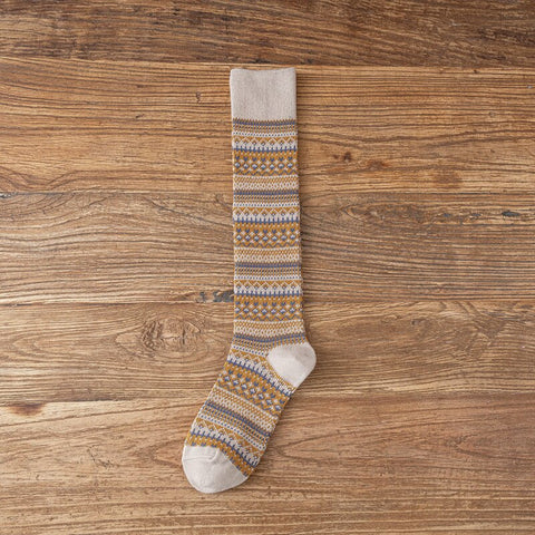 Ethnic Harajuku Striped Socks