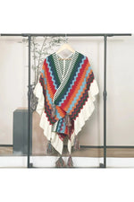Ethnic Style Poncho cottagecoreclothes