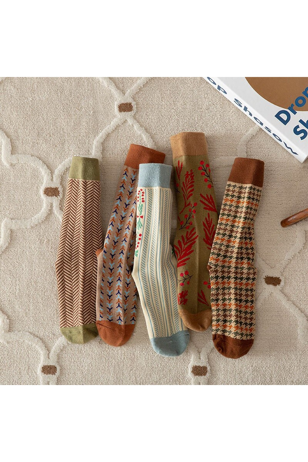 Retro Long Cotton Socks cottagecoreclothes