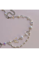 Crystal Phoenix Heart Necklace cottagecoreclothes