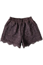Dark Cottagecore Lace Overlay Shorts cottagecoreclothes