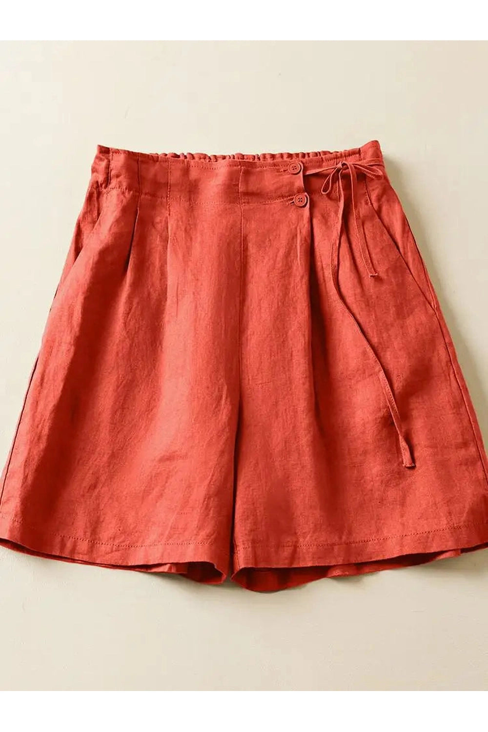 Vintage Rustic Pleated Shorts cottagecoreclothes