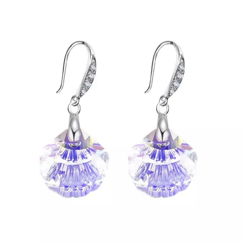 Crystal Tide Drop Earrings