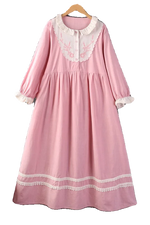 Embroidered Three Quarter Dress cottagecoreclothes