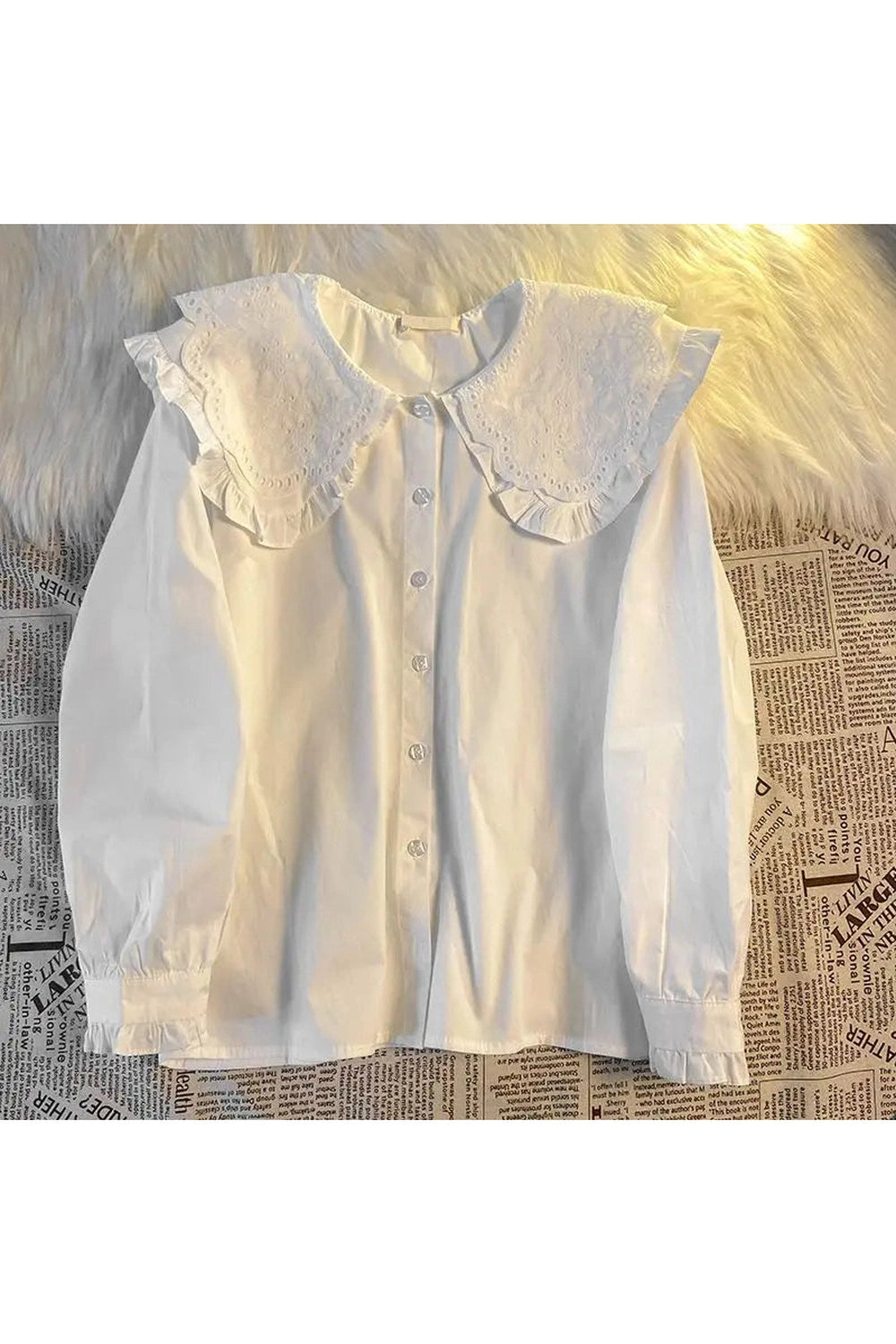 Simple Solid Blouses cottagecoreclothes
