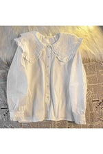 Simple Solid Blouses cottagecoreclothes