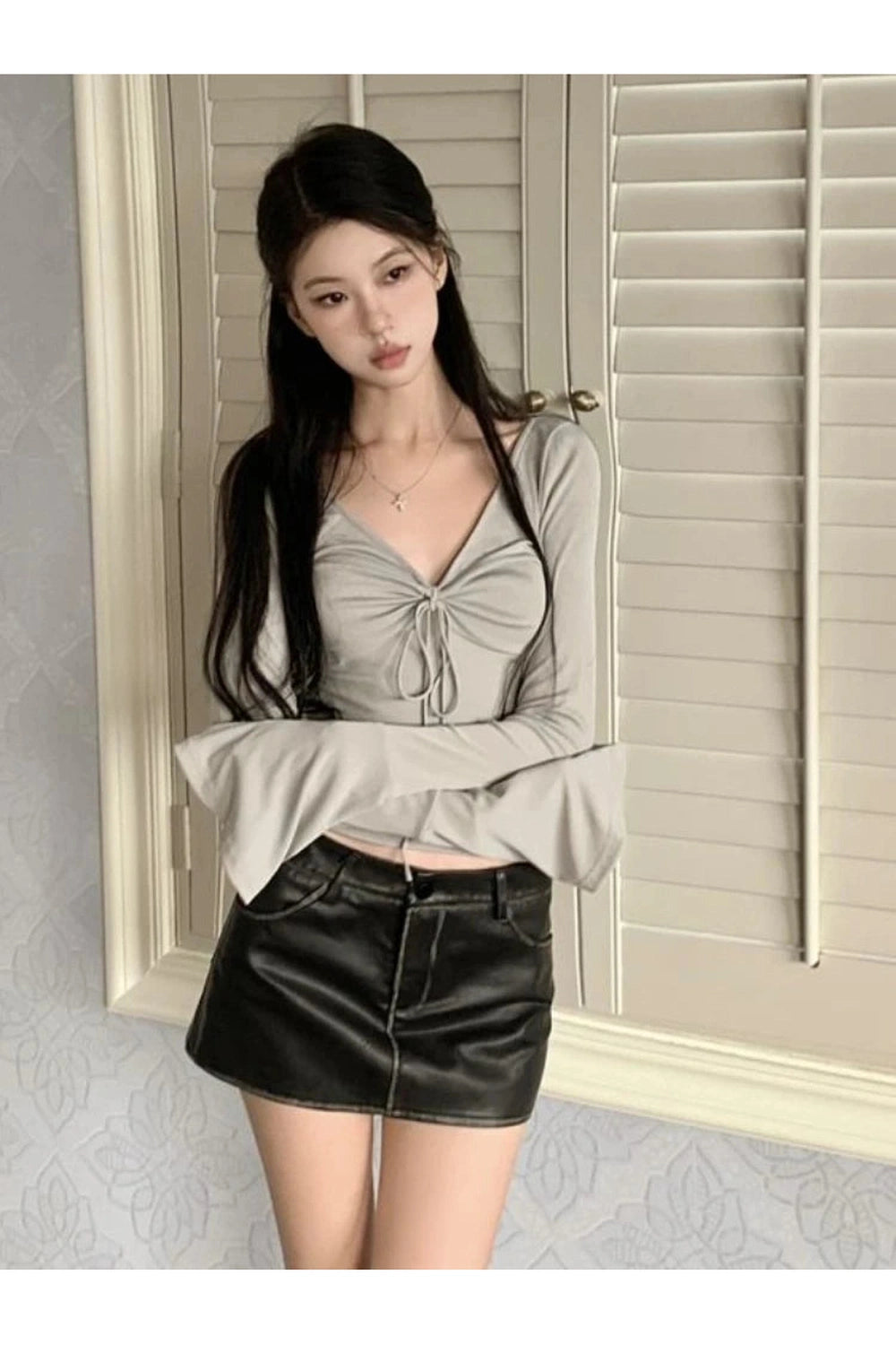 Flare Sleeve Chic Top cottagecoreclothes