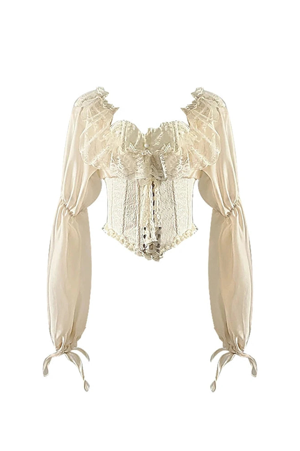 French Puff Sleeve Luxury Blouse cottagecoreclothes