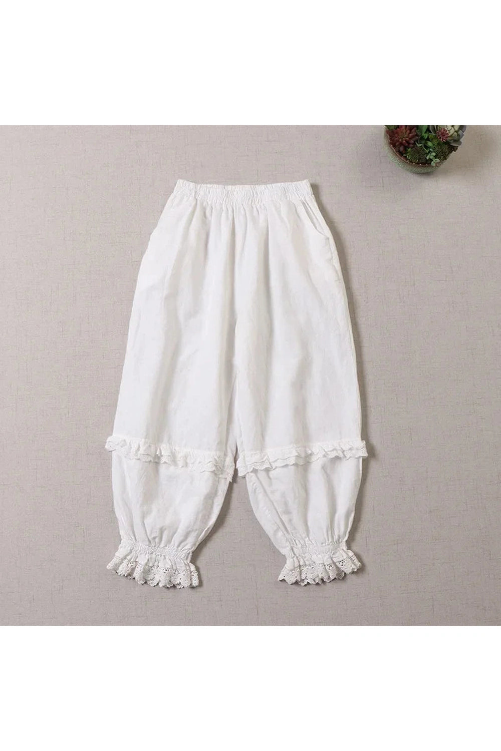 Cotton Linen Victorian Pants cottagecoreclothes
