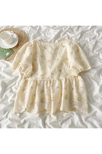 Buttercream Dream Tiered Blouse cottagecoreclothes