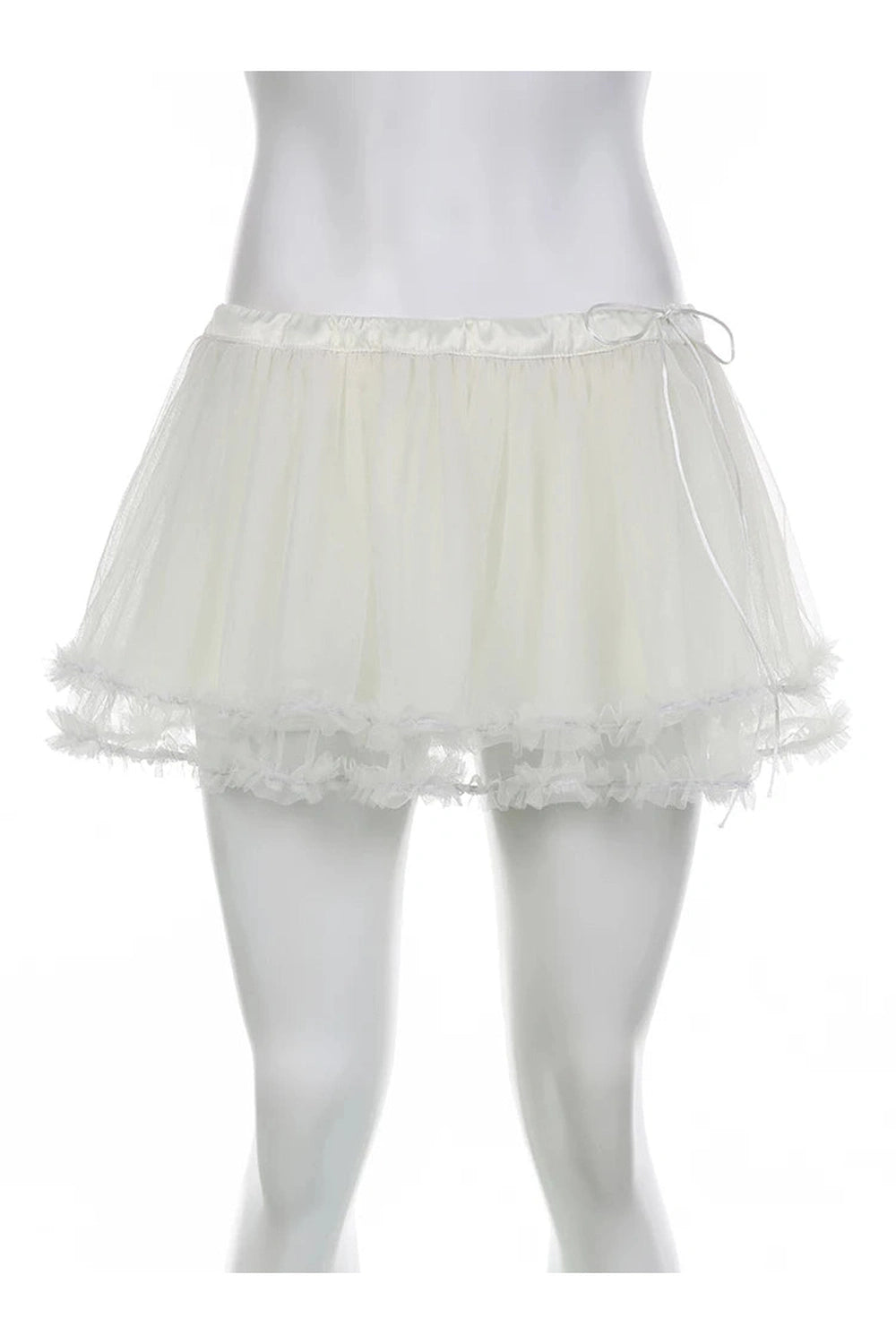 Ruffle Tulle Mesh Skirt cottagecoreclothes