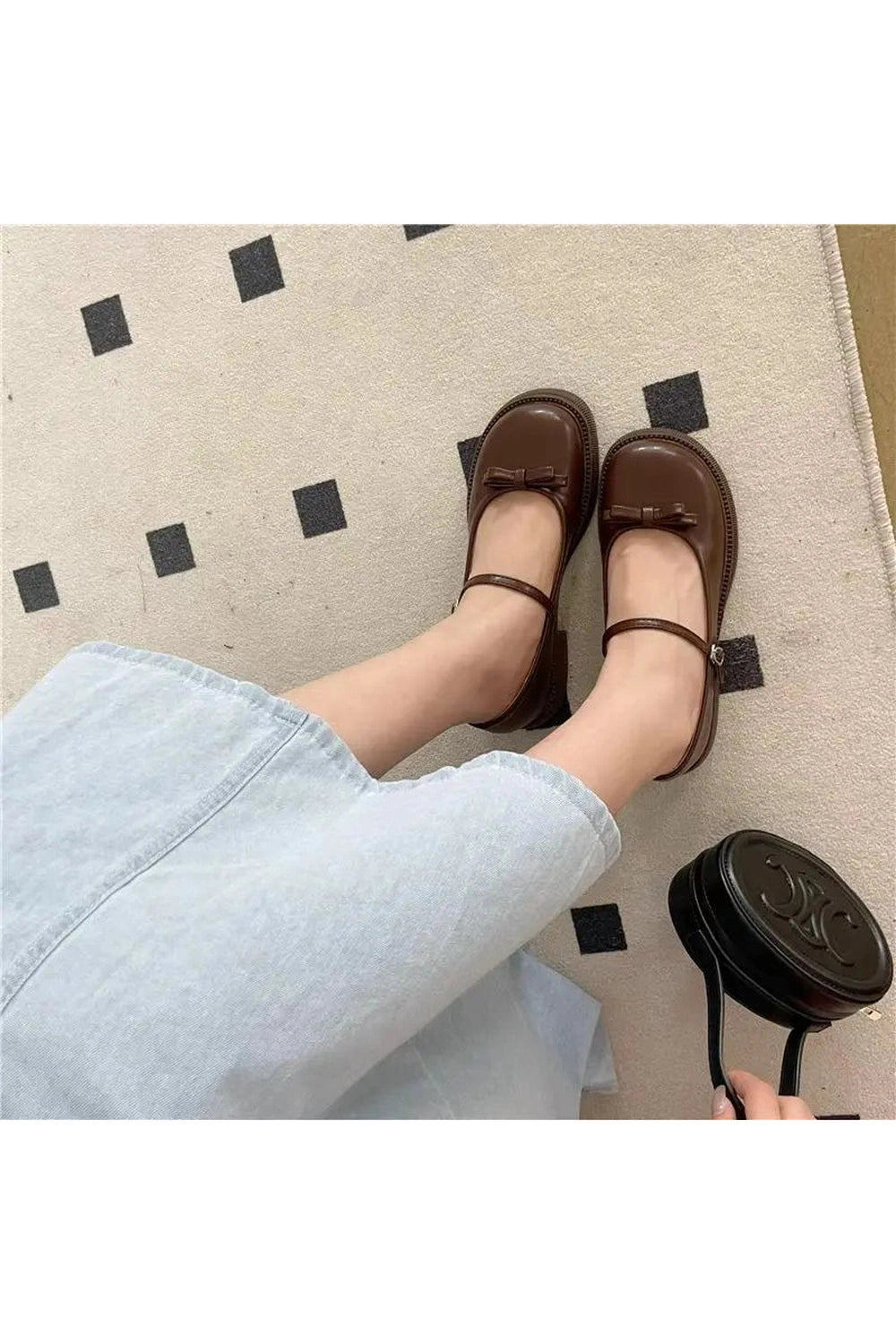 Lolita Bow Round Toe Shoes cottagecoreclothes