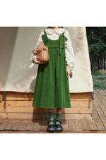 Green Straps Sundress cottagecoreclothes