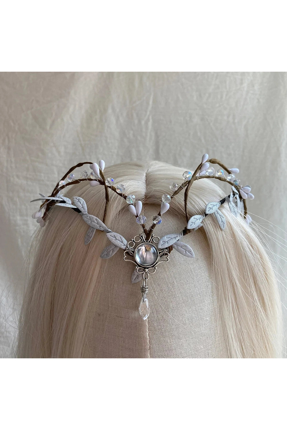 Fairycore Blue Blossom Crown cottagecoreclothes