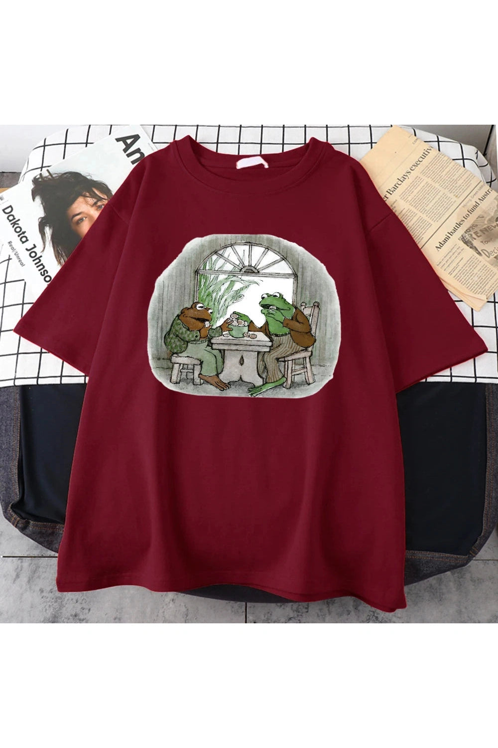 Frog Friends Tea Party T-shirt cottagecoreclothes