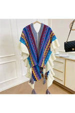 Ethnic Style Poncho cottagecoreclothes