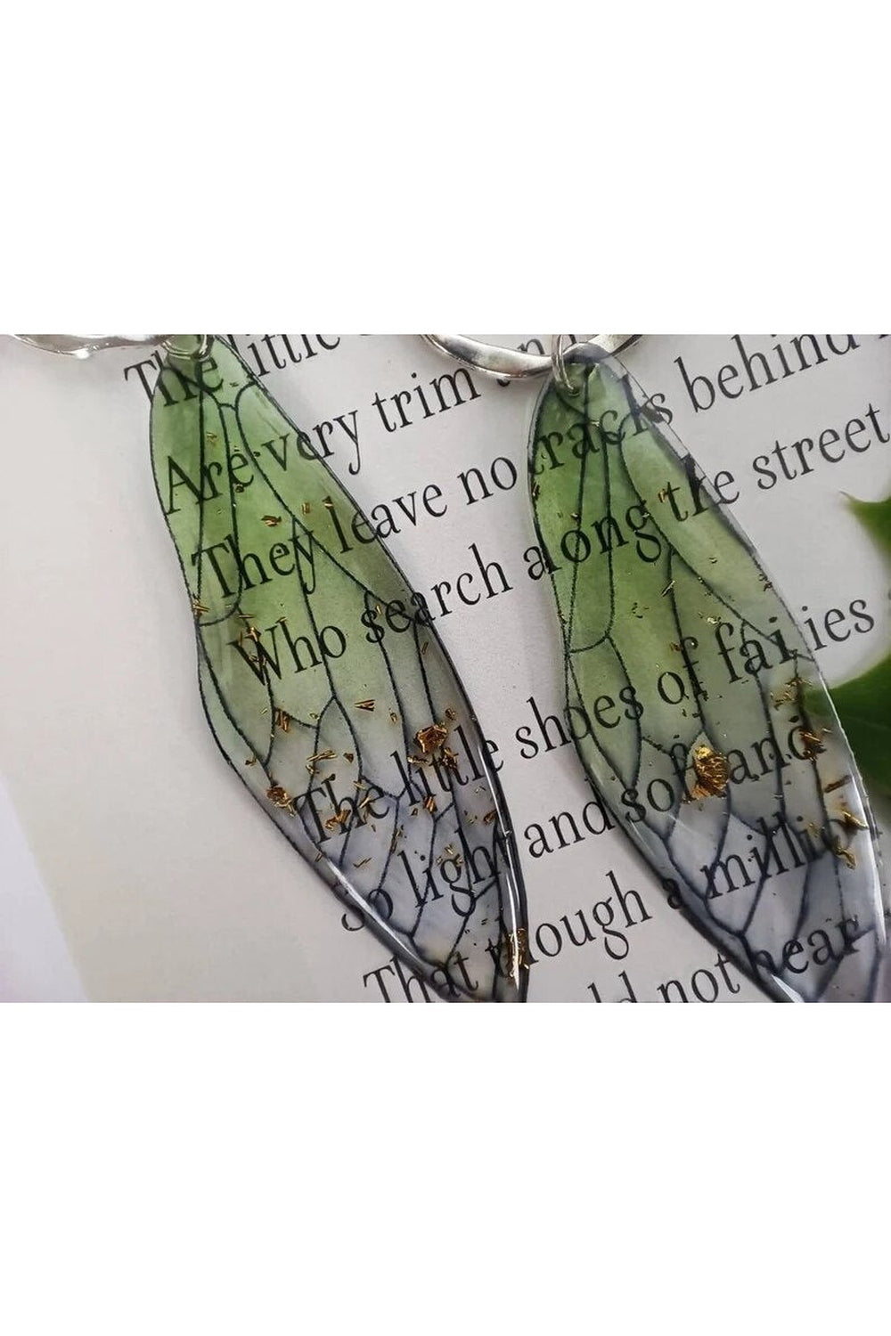 Bee Fairy Wings Earrings cottagecoreclothes