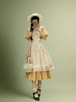 Vintage Countryside Maiden Layered Dress cottagecoreclothes