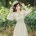 Cottagecore Peter Pan Collar Dress cottagecoreclothes