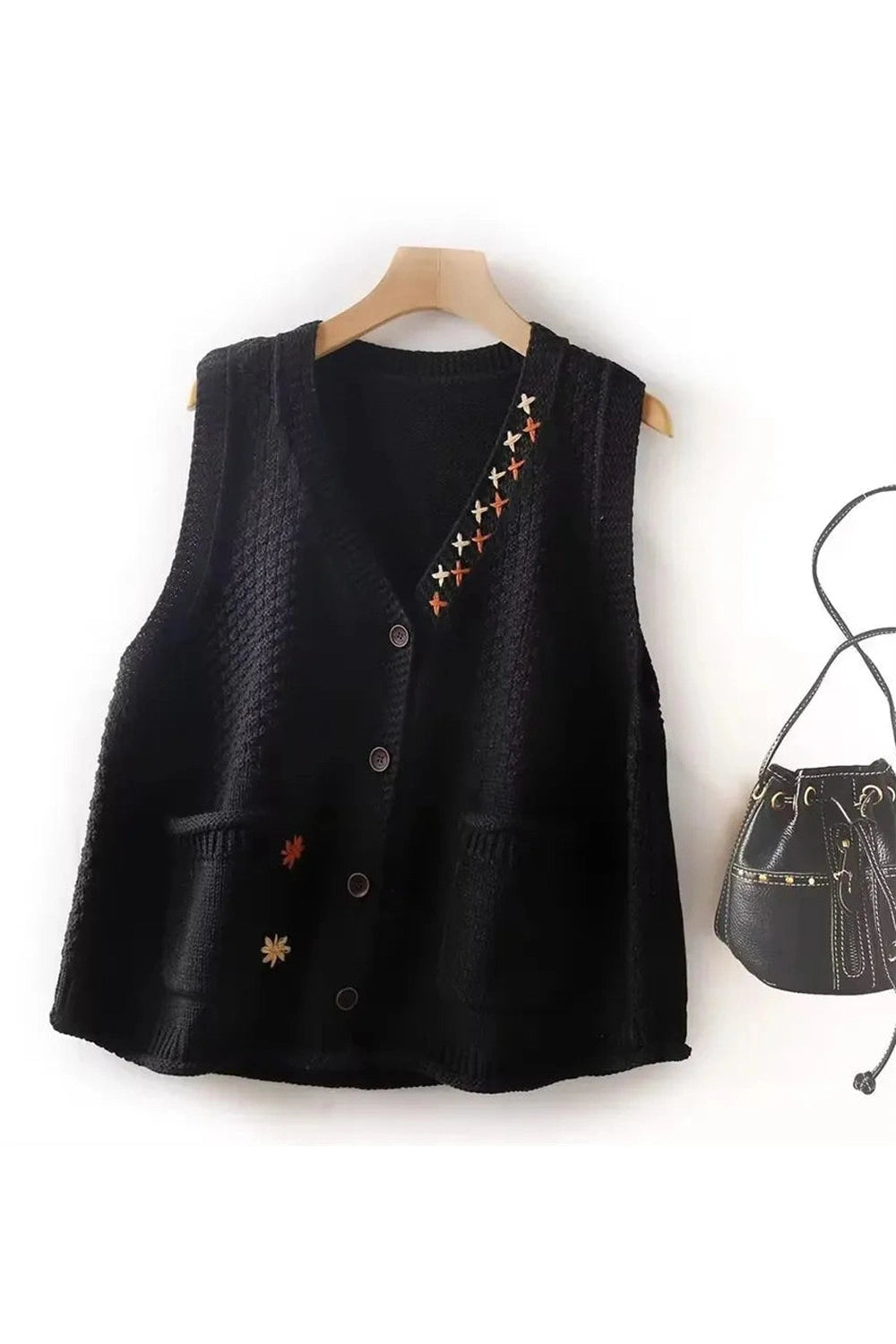 Enchanted Forest Knit Vest cottagecoreclothes