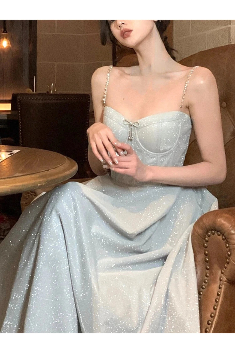 Backless Evening Party Dress cottagecoreclothes