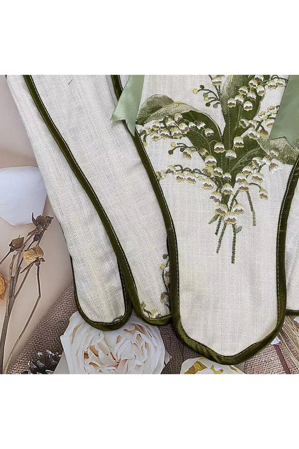 Lily Valley Embroidered Corset cottagecoreclothes