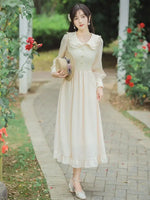 Cottagecore Peter Pan Collar Dress cottagecoreclothes