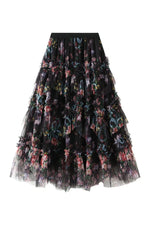 Floral Long Skirts cottagecoreclothes