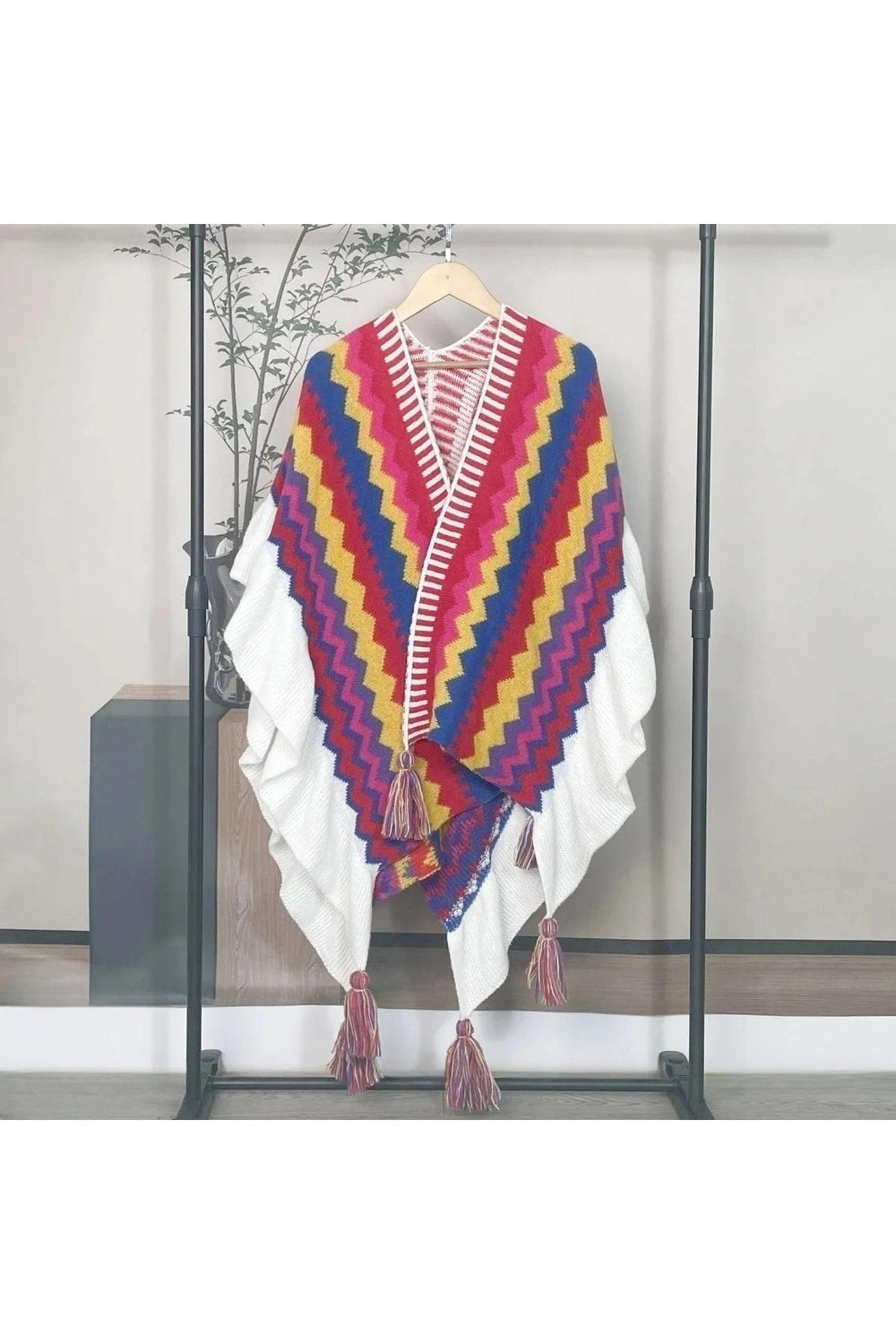 Ethnic Style Poncho cottagecoreclothes