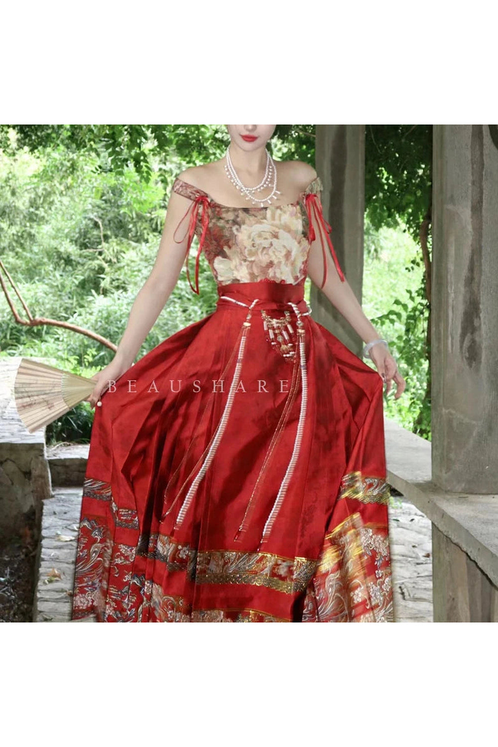 Poppy Embroidered Corset Top cottagecoreclothes