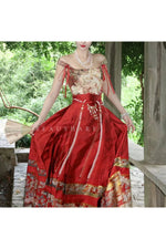 Poppy Embroidered Corset Top cottagecoreclothes