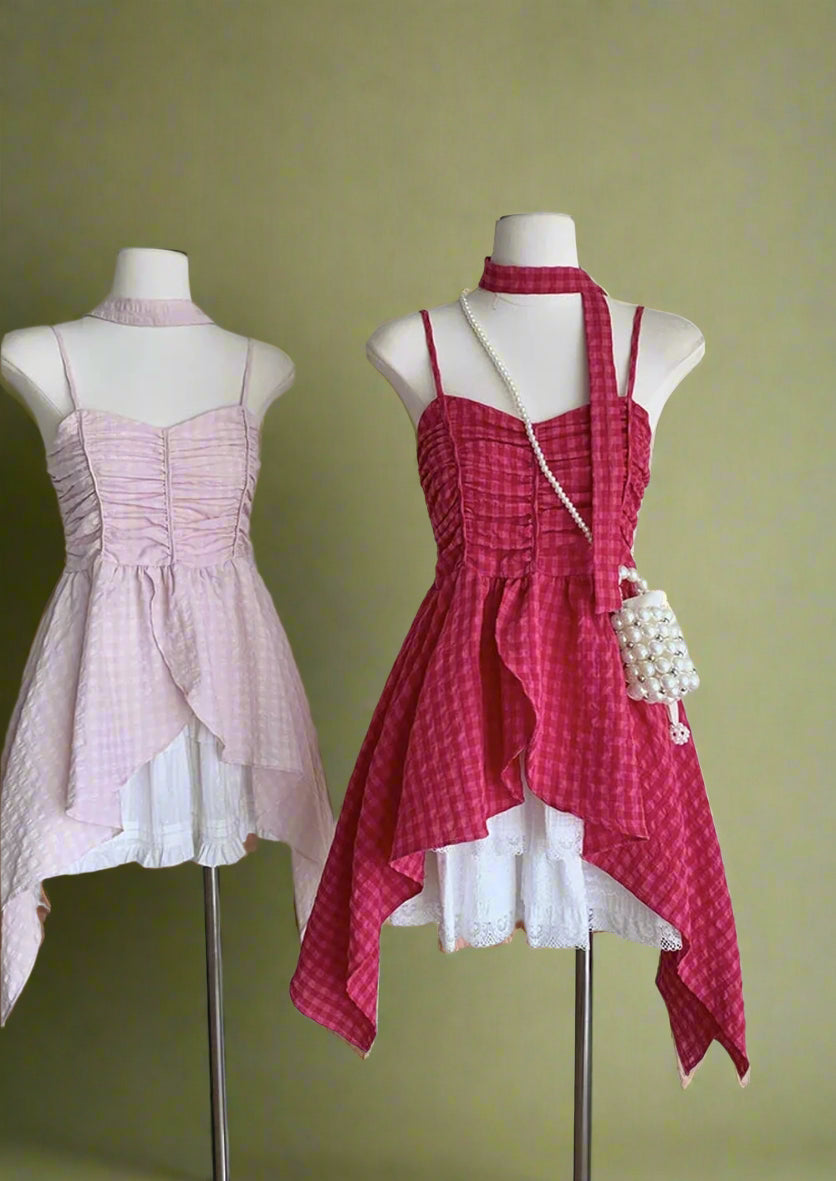 Fairycore Asymmetrical Halter Blouse cottagecoreclothes