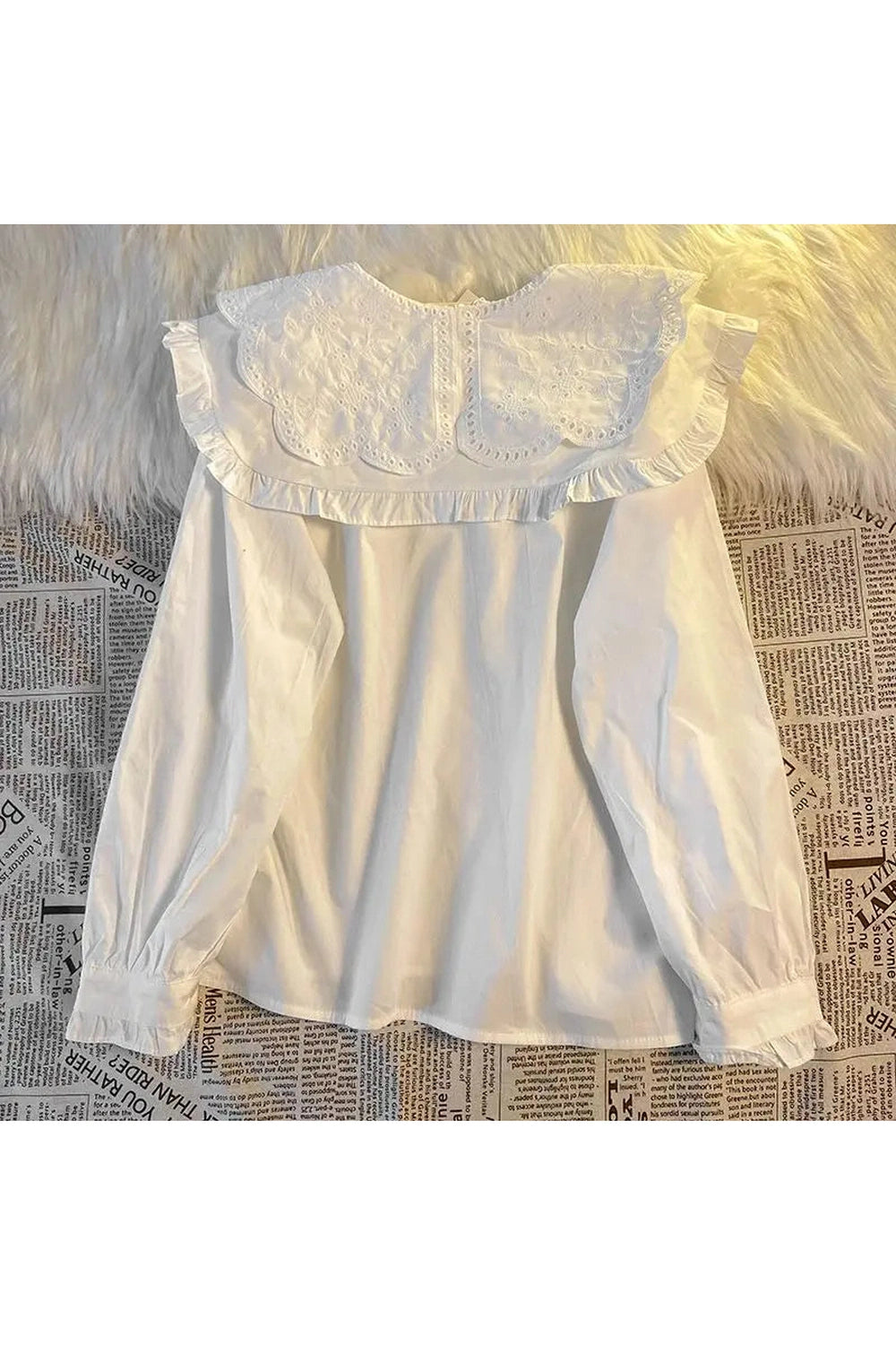 Simple Solid Blouses cottagecoreclothes