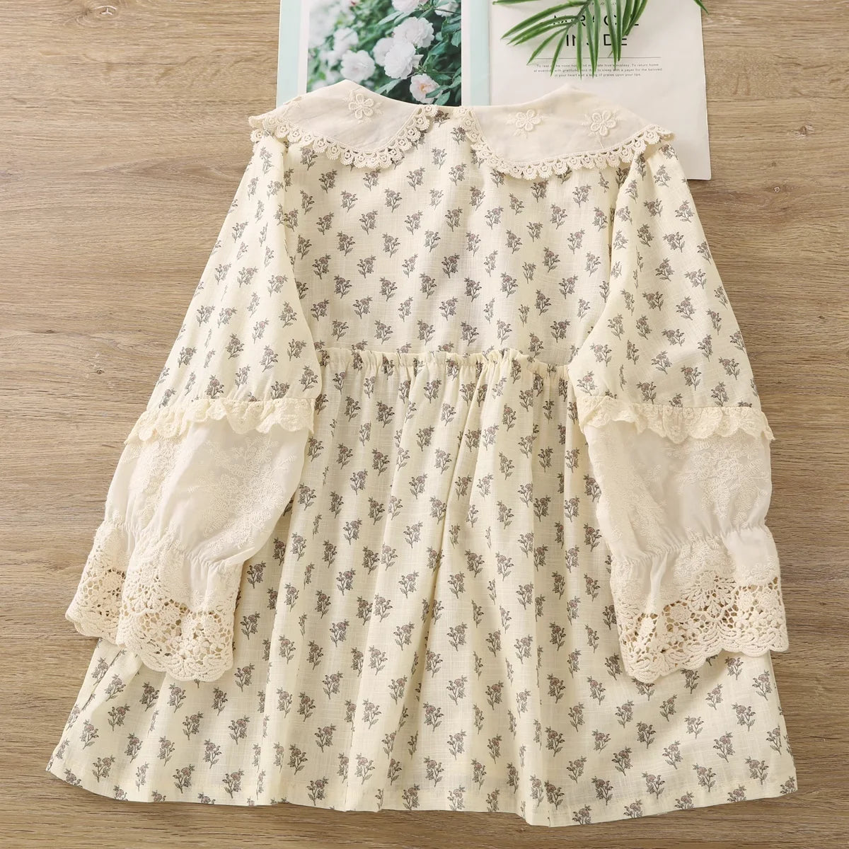 Mori Girl Lace Cuff Babydoll Blouse