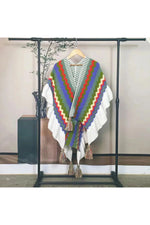 Ethnic Style Poncho cottagecoreclothes