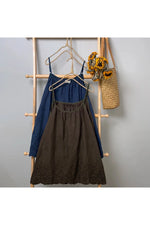 Embroidered Cotton Lace Vest cottagecoreclothes