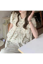 Meadow Whisper Peplum Top cottagecoreclothes