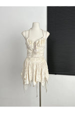 Spaghetti Strap Ballet Mini Dress cottagecoreclothes